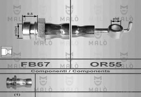 KIA K2A243810C Brake Hose